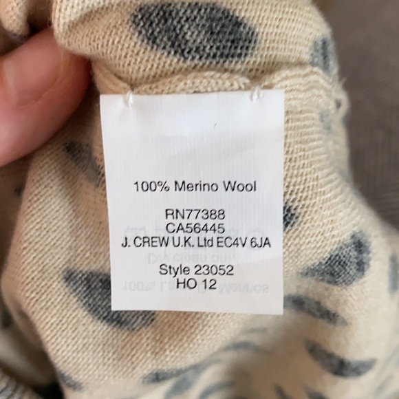 JCrew Factory leopard printed Charlie sweater - Picture 11 of 11